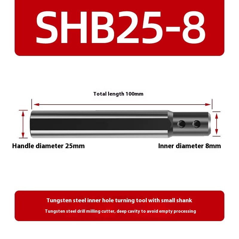 2089- CNC lathe small hole knife set SHB-25 small diameter tool holder inner hole jacket round handle CNC lathe D20 reducer sleeve Shandong Denso Pricision Tools Co.,Ltd.